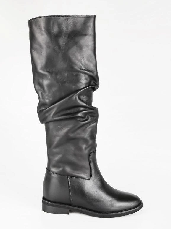 Stivali In Pelle Donna - Nero 4 Stivali In Pelle Donna - Nero - immagine 4