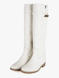 Stivali In Pelle Donna - Bianco -Laura Biagiotti Italia stivali in pelle donna 519286