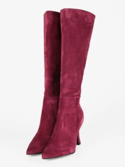 Stivali In Pelle Scamosciata A Punta - Bordeaux 8 Stivali In Pelle Scamosciata A Punta - Bordeaux -Laura Biagiotti Italia stivali in pelle scamosciata a punta 592647