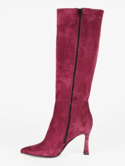 Stivali In Pelle Scamosciata A Punta - Bordeaux 10 Stivali In Pelle Scamosciata A Punta - Bordeaux -Laura Biagiotti Italia stivali in pelle scamosciata a punta 592760