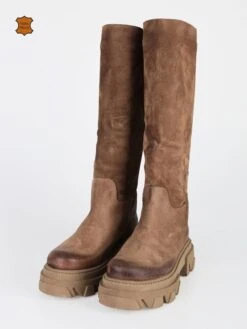 Made In Italy Stivali In Pelle Scamosciata Chelsea Alti Da Donna -Laura Biagiotti Italia stivali in pelle scamosciata chelsea alti da donna 416768