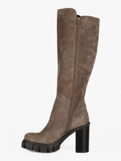 Solada Stivali In Pelle Scamosciata Con Tacco -Laura Biagiotti Italia stivali in pelle scamosciata con tacco 559716