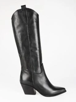 Stivali In Pelle Texani Da Donna - Nero -Laura Biagiotti Italia stivali in pelle texani da donna 455742