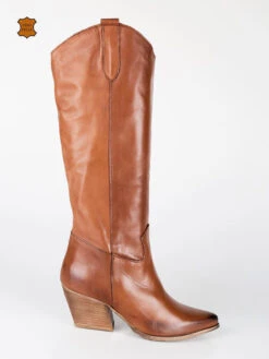 Stivali In Pelle Texani Da Donna - Cuoio -Laura Biagiotti Italia stivali in pelle texani da donna 469516