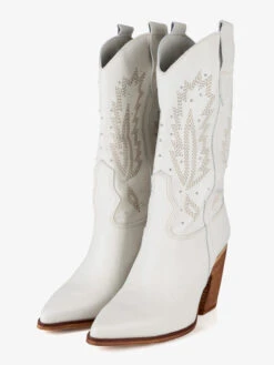 Stivali In Pelle Texani - Bianco 7 Stivali In Pelle Texani - Bianco -Laura Biagiotti Italia stivali in pelle texani 519367