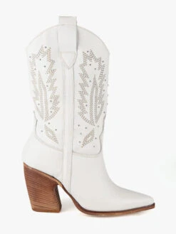 Stivali In Pelle Texani - Bianco 8 Stivali In Pelle Texani - Bianco -Laura Biagiotti Italia stivali in pelle texani 519368