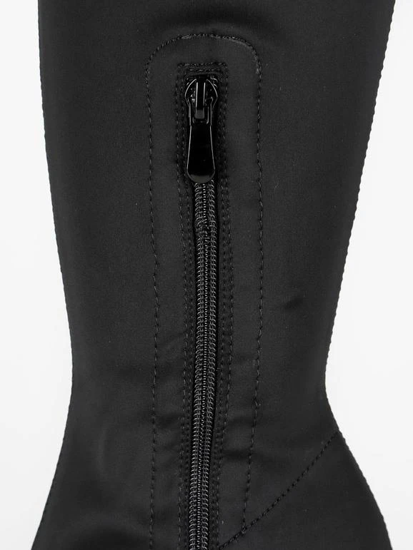 Solada Stivali Neri A Punta Sopra Il Ginocchio 8 Solada Stivali Neri A Punta Sopra Il Ginocchio - immagine 8