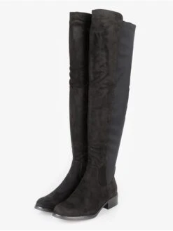 Solada Stivali Neri Scamosciati -Laura Biagiotti Italia stivali neri scamosciati 216428 big