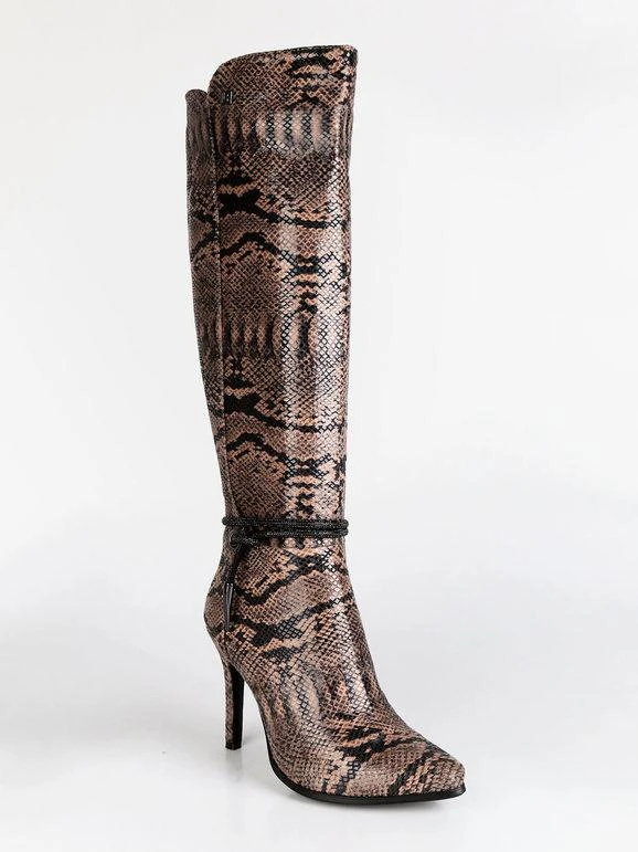 Laura Biagiotti Stivali Scamosciati A Punta Con Tacco A Spillo - Marrone 2 Laura Biagiotti Stivali Scamosciati A Punta Con Tacco A Spillo - Marrone - immagine 2