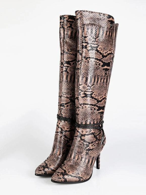 Laura Biagiotti Stivali Scamosciati A Punta Con Tacco A Spillo - Marrone 3 Laura Biagiotti Stivali Scamosciati A Punta Con Tacco A Spillo - Marrone - immagine 3