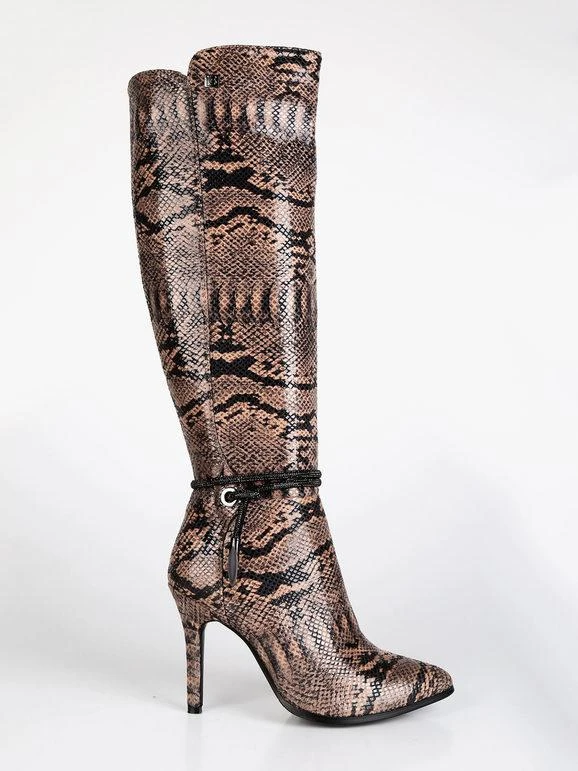 Laura Biagiotti Stivali Scamosciati A Punta Con Tacco A Spillo - Marrone 4 Laura Biagiotti Stivali Scamosciati A Punta Con Tacco A Spillo - Marrone - immagine 4