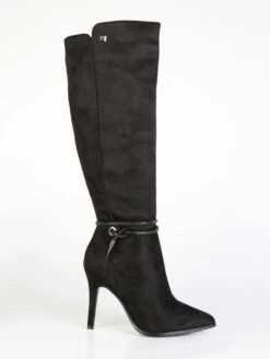 Laura Biagiotti Stivali Scamosciati A Punta Con Tacco A Spillo - Nero -Laura Biagiotti Italia stivali scamosciati a punta con tacco a spillo 397668