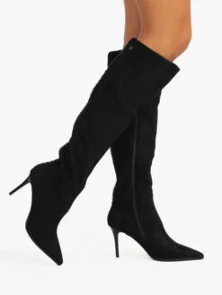 Laura Biagiotti Stivali Scamosciati Alti Al Ginocchio