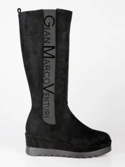 Gian Marco Venturi Stivali Scamosciati Con Zeppa -Laura Biagiotti Italia stivali scamosciati con zeppa 295477