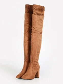 Stivali Sopra Il Ginocchio Scamosciati Con Tacco - Cammello 8 Stivali Sopra Il Ginocchio Scamosciati Con Tacco - Cammello -Laura Biagiotti Italia stivali sopra il ginocchio scamosciati con tacco 397328