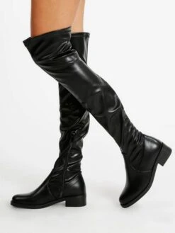 Sweet Shoes Stivali Sopra Il Ginocchio Tacco Basso