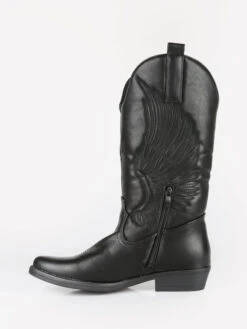 Stivali Texani Con Ricami - Nero -Laura Biagiotti Italia stivali texani con ricami 485346