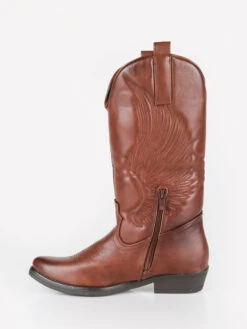 Stivali Texani Con Ricami - Marrone -Laura Biagiotti Italia stivali texani con ricami 485384