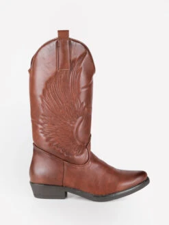 Stivali Texani Con Ricami - Marrone -Laura Biagiotti Italia stivali texani con ricami 485386