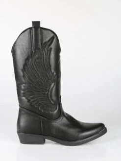 Stivali Texani Con Ricami - Nero -Laura Biagiotti Italia stivali texani con ricami 485422