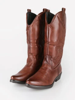 Stivali Texani Con Ricami - Marrone -Laura Biagiotti Italia stivali texani con ricami 485602