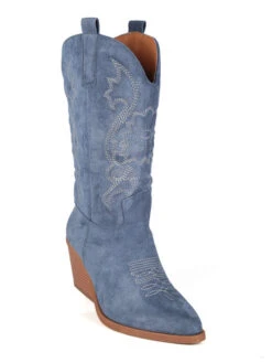 Stivali Texani Da Donna - Blu -Laura Biagiotti Italia stivali texani da donna 599263